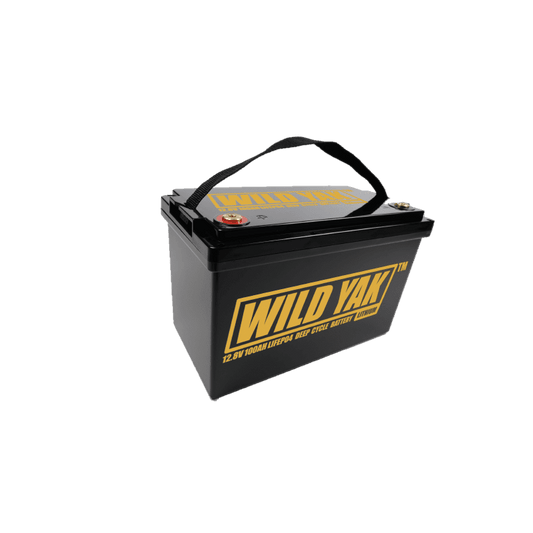 Wild Yak LITHIUM 12.8V 100AH DEEP CYCLE LIFEPO4 GOLF CART BATTERY