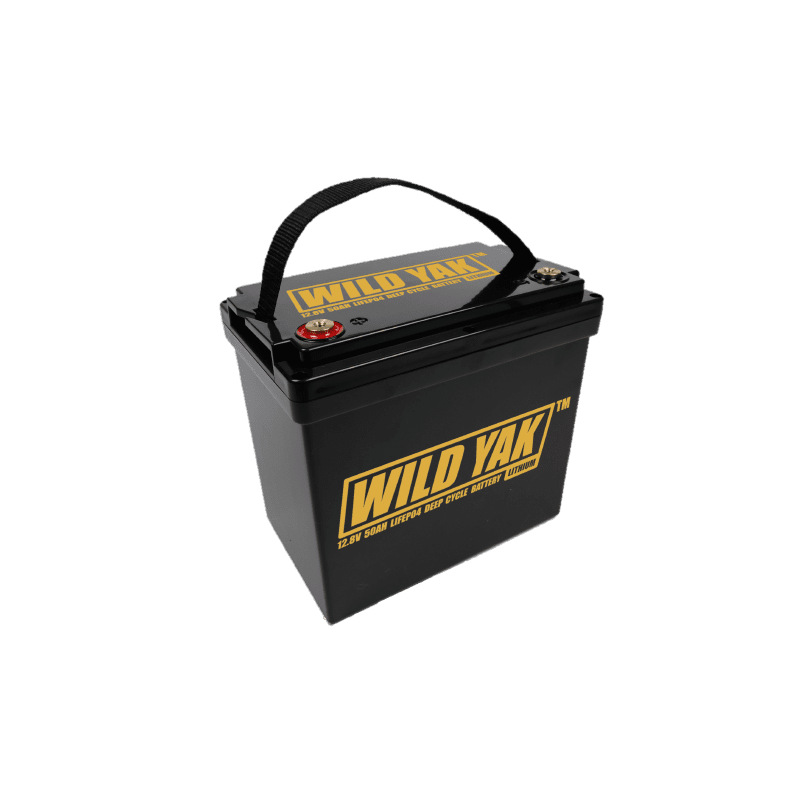 Wild Yak LITHIUM 12.8V 50AH DEEP CYCLE LIFEPO4 BATTERY