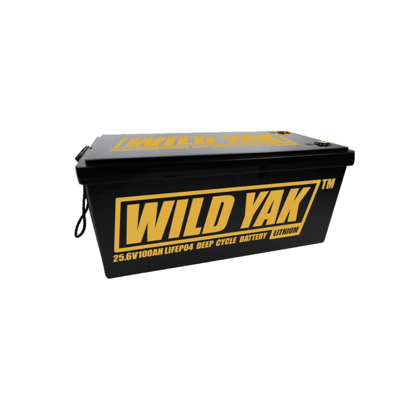 Wild Yak LITHIUM 25.6V 100AH DEEP CYCLE LIFEPO4 BATTERY - Wild Yak Inc.